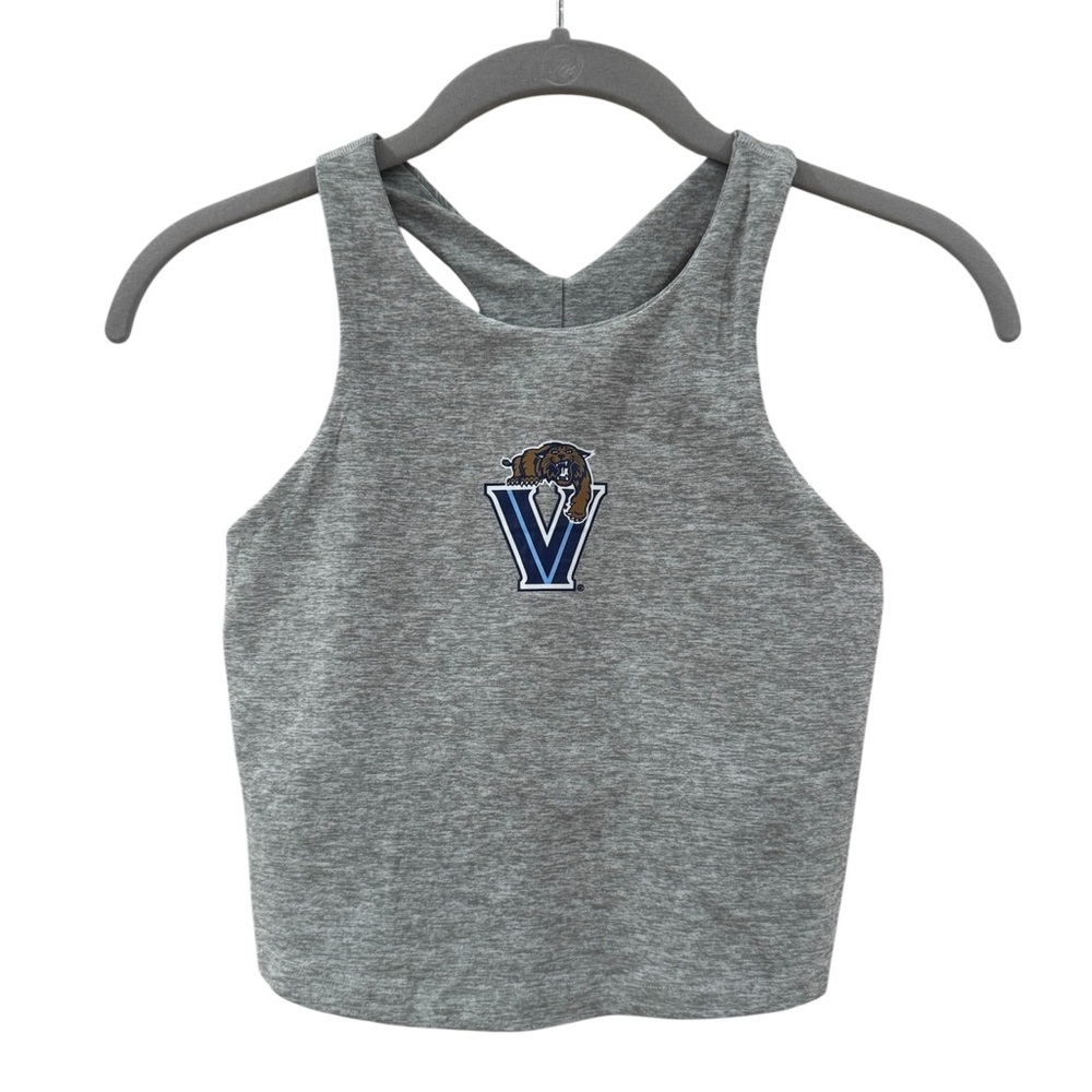 Beyond Yoga spacedye focus cropped tank Villanova Wildcats logo size XS